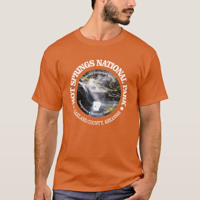 Hot Springs National Park NP Överstorlek T Shirt (Framsida)