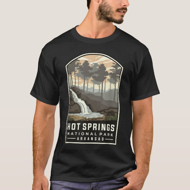 Hot Springs Nationalpark T Shirt (Framsida)