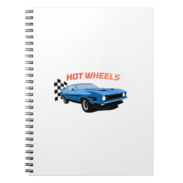 Hot Wheels – Fart, Stil & Kraft Anteckningsbok (Framsidan)