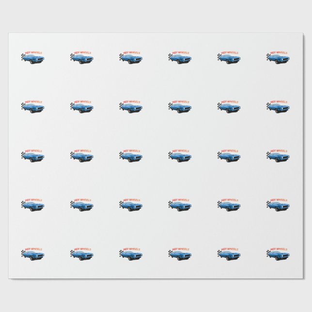 Hot Wheels – Fart, Stil & Kraft Presentpapper (Platt)