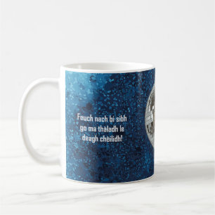 Hota mig inte med bra! kaffemugg
