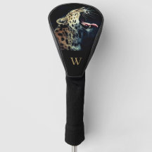 Hotad Amur Leopard Foto Monogram Initial 