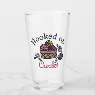 Hotade på Crochet Glaskopp