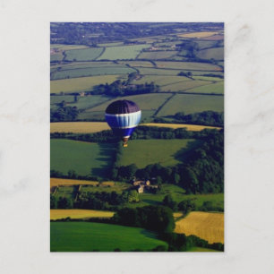 Hotair Ballon and View Vykort