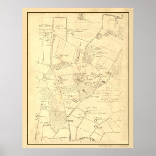 Hotchkiss Karta Antietam. Poster