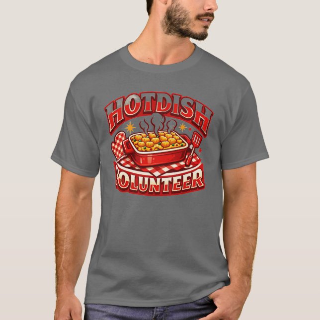 HOTDISH volontär T Shirt (Framsida)