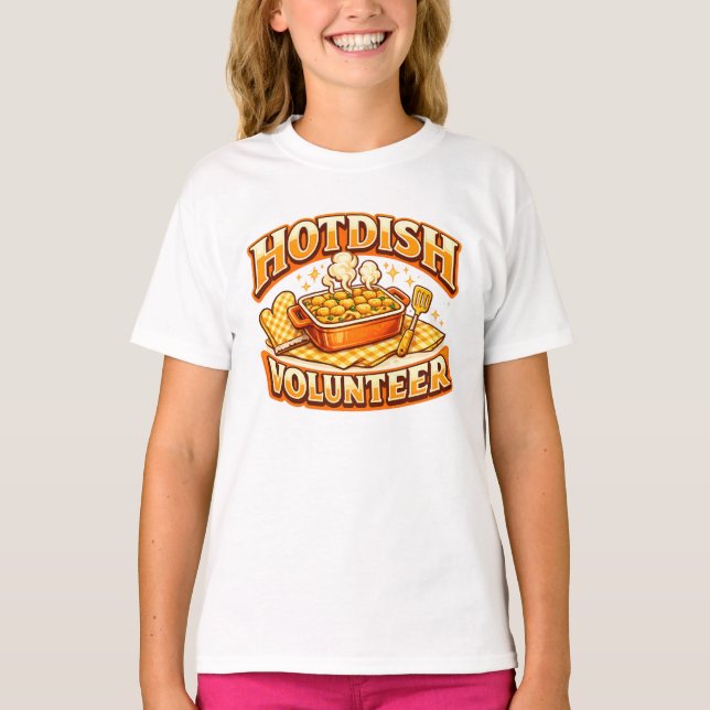 HOTDISH volontär T Shirt (Framsida)