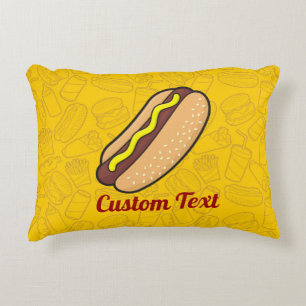 Hotdog accent Pillow Prydnadskudde