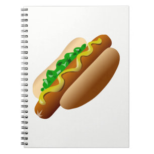 Hotdog Anteckningsbok Med Spiral