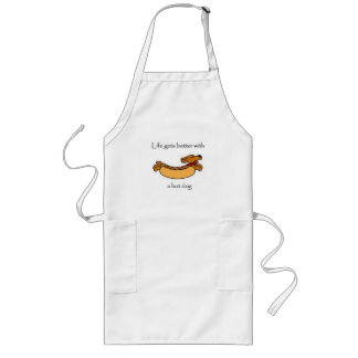 Hotdog Apron Långt Förkläde
