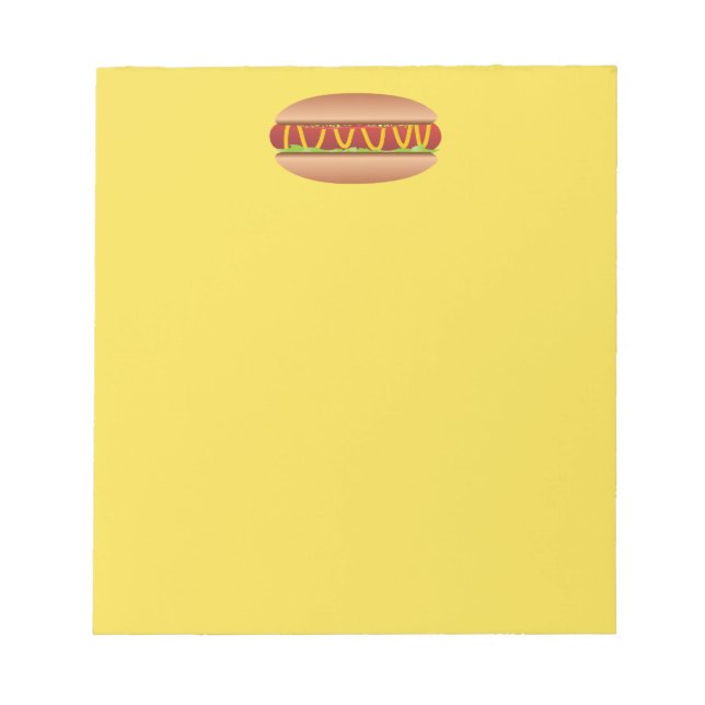 Hotdog bild anteckningsblock (Framsida)