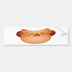 Hotdog Bildekal