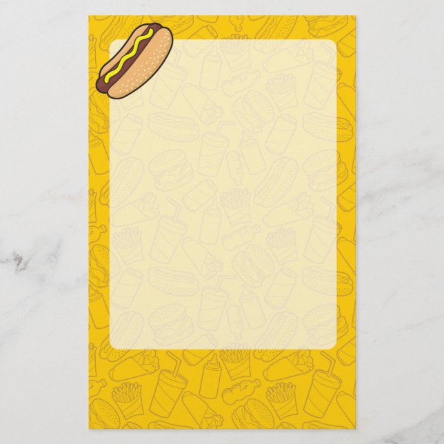 Hotdog Brevpapper (Framsida)