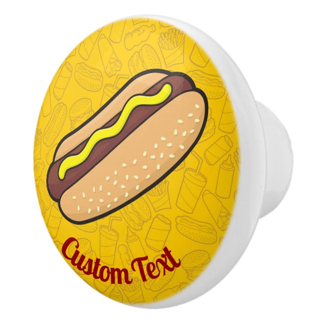 Hotdog Ceramic Knob Knopp (Höger)