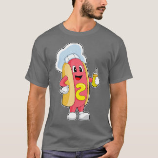 Hotdog Chef Mustard T Shirt
