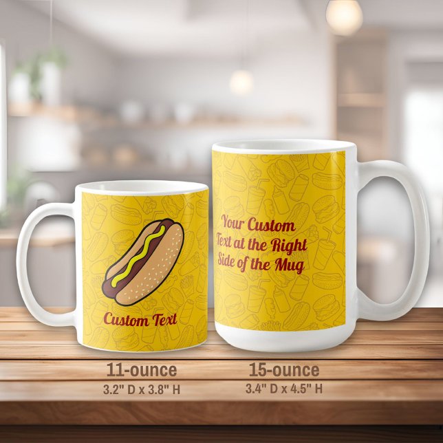 Hotdog Coffee Mugg (Skapare uppladdad)