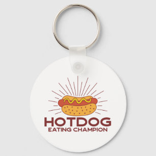 Hotdog Eating Champion Nyckelring