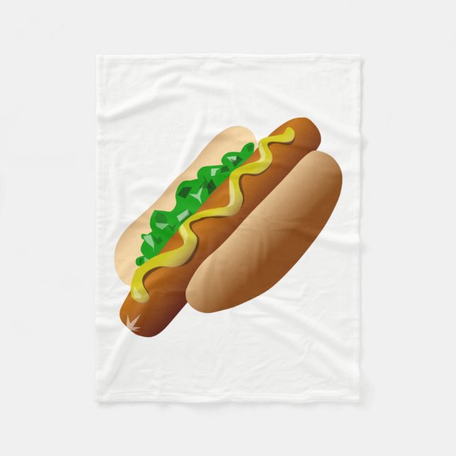 Hotdog Fleecefilt (Framsidan)