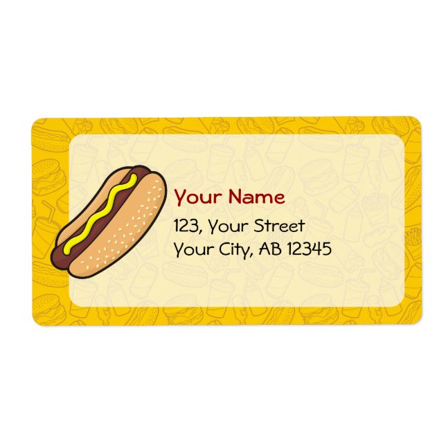 Hotdog Fraktsedel (Framsidan)