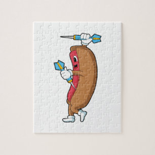 Hotdog hos Darts med Dart.PNG Pussel