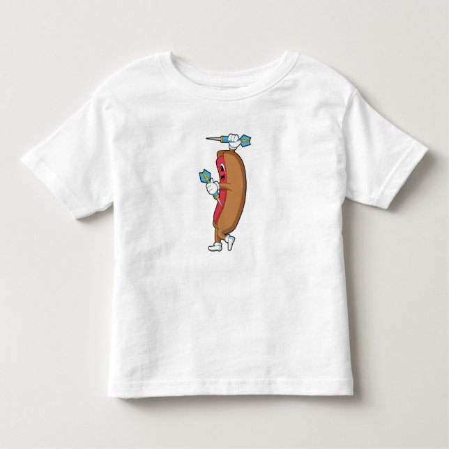 Hotdog hos Darts med Dart.PNG T Shirt (Framsida)