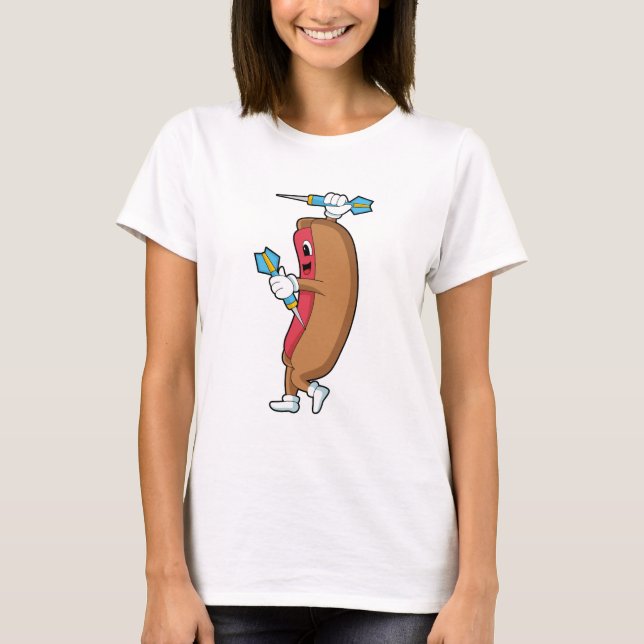 Hotdog hos Darts med Dart.PNG T Shirt (Framsida)