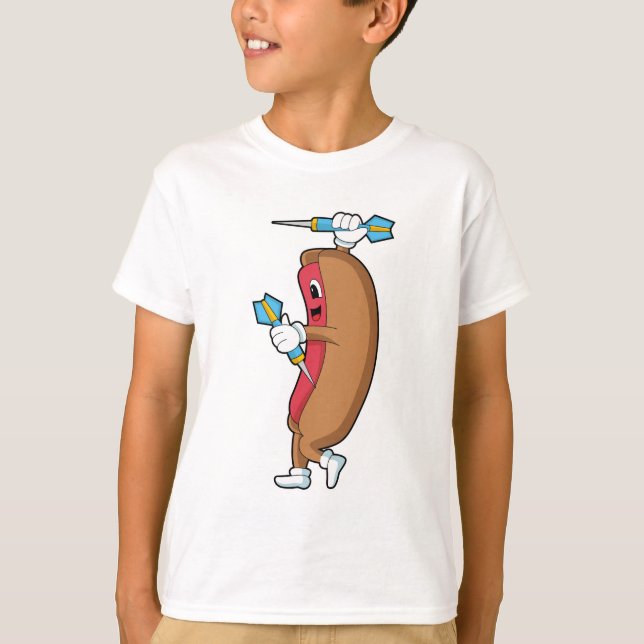 Hotdog hos Darts med Dart.PNG T Shirt (Framsida)