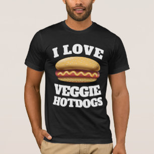HOTDOG I KÄRLEK VEGGIE HOTDOGS VEGAN T-SHIRTS