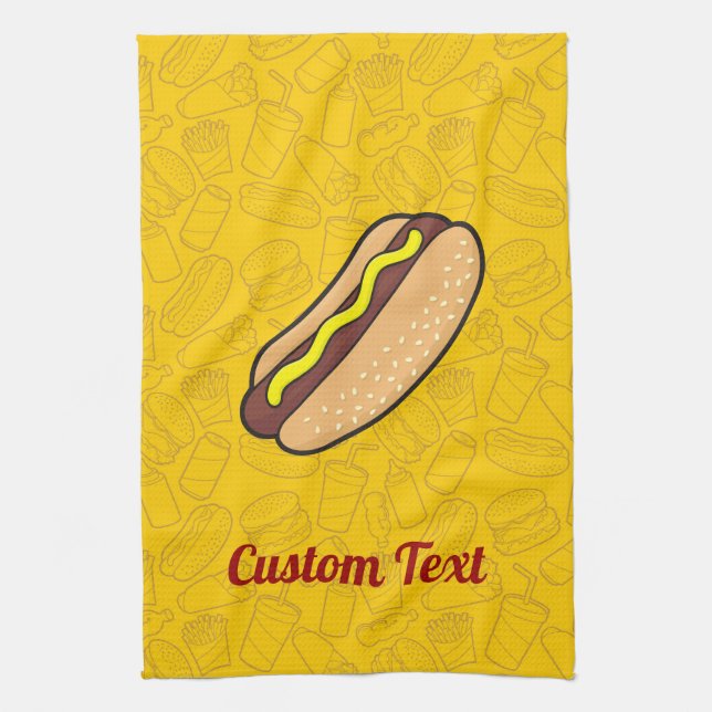 Hotdog Kitchen Towel Kökshandduk (Vertikal)