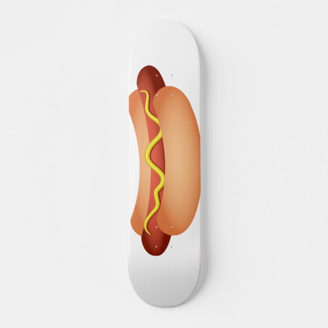 Hotdog Mini Skateboard Bräda 18,7 Cm (Framsida)