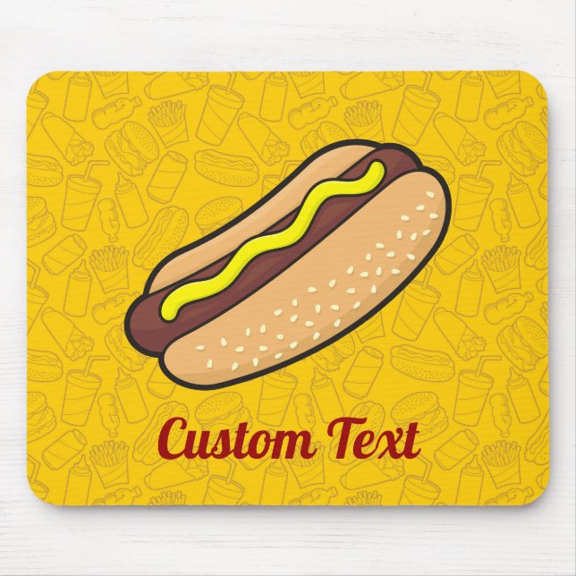 Hotdog Mouse Pad Musmatta (Framsidan)