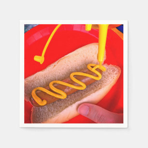 Hotdog och Mustard - Pappersservett