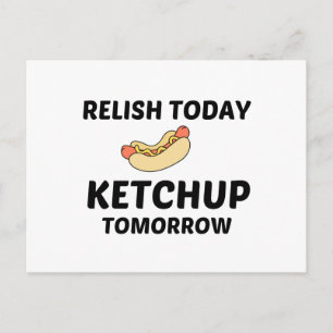 HOTDOG RELISH KETCHUP VYKORT
