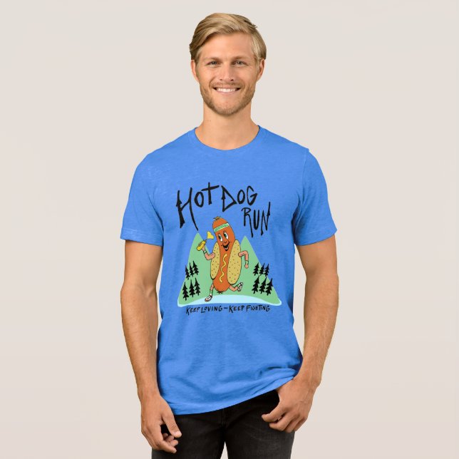 hotdog run T-Shirt (Framsida Full)