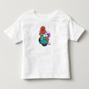 Hotdog som Biker med Scooter.PNG T Shirt