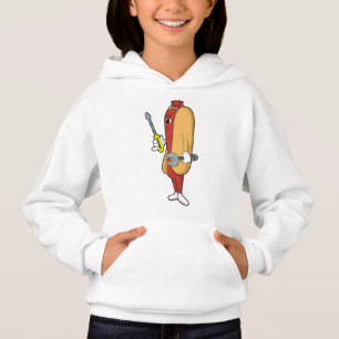 Hotdog som Mechanic med Verktyg T Shirt