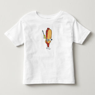 Hotdog som Mechanic med Verktyg T Shirt