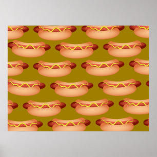 Hotdog Tapet Poster