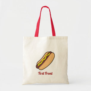 Hotdog Tote Bag Tygkasse