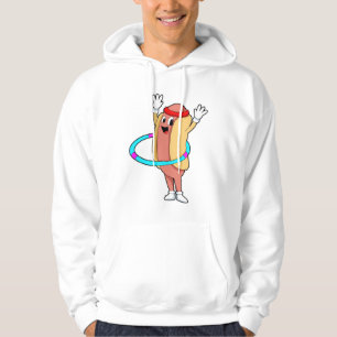 Hotdog vid Fitness med Flyjul Hoodie