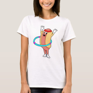 Hotdog vid Fitness med Flyjul T Shirt