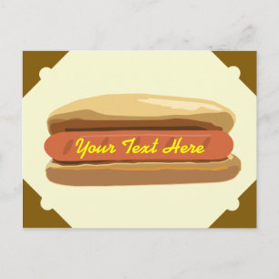 Hotdog-vykort Vykort