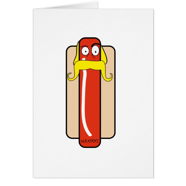 HotdogHulkHogan Hälsningskort (Framsidan)