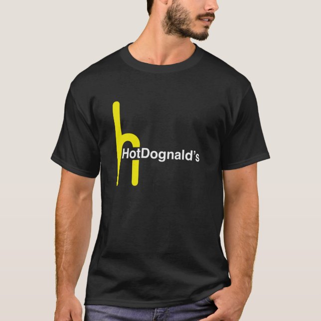 HotDognalds Essential  T Shirt (Framsida)