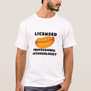 Hotdogolog T-Shirt - Funny Hett Hund design Tee