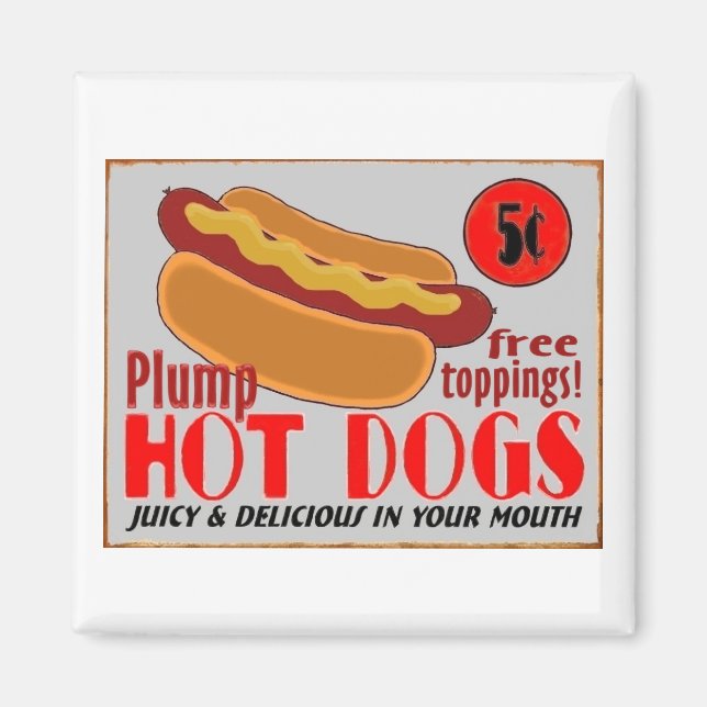 HotDogSign,magnet Magnet (Framsidan)