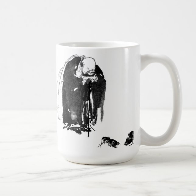 Hotei av Miyamoto Musashi Kaffemugg (Höger)