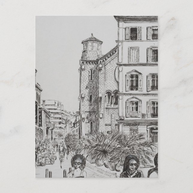Hotel 5 och Notre Dame Cannes 2014 Vykort (Framsida)