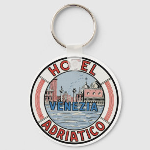 Hotel Adriatico i Venedig Nyckelring