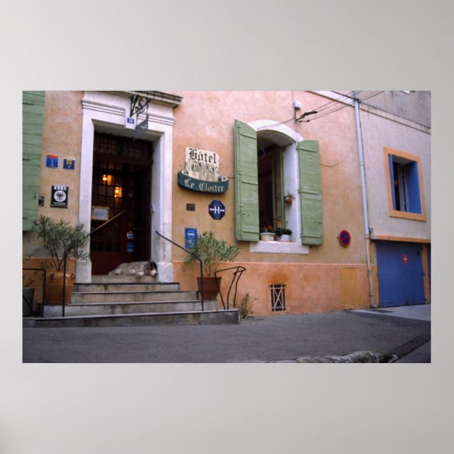 Hotel, Arles, Provence Poster (Framsidan)